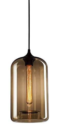 Подвесной светильник с плафоном из стекла 
