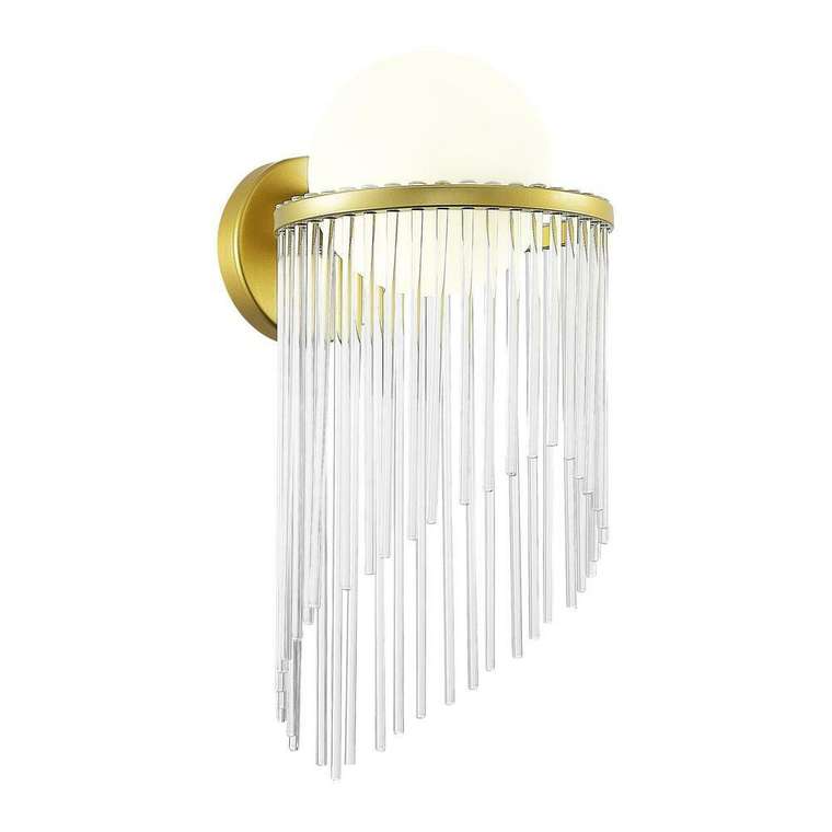Бра ST-Luce Золотистый/Белый E27 1*60W ALLEGRO