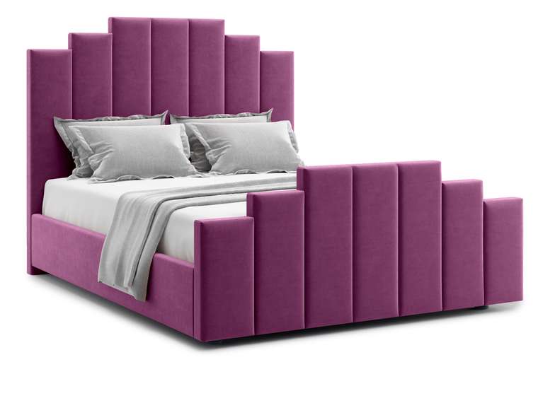 Кровать Velino 160х200 пурпурного цвета с подъемным механизмом