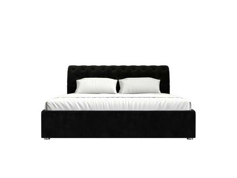 Кровать Сицилия 160х200 черного цвета с подъемным механизмом