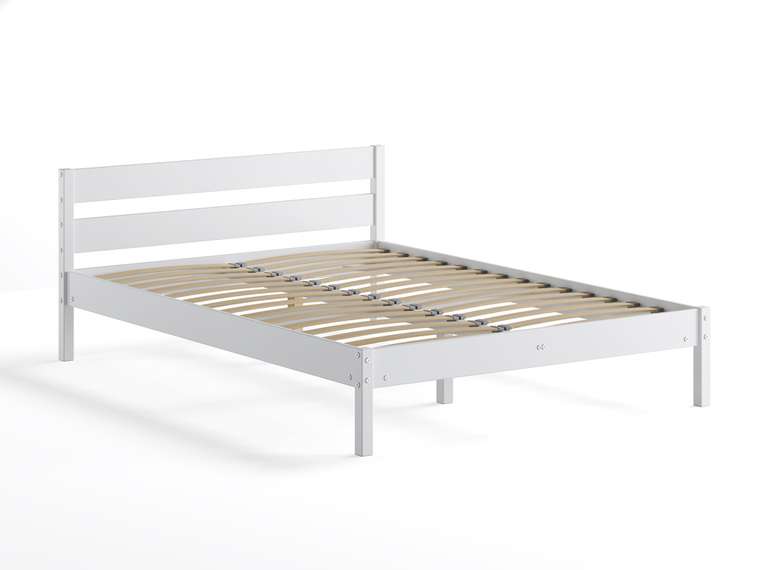 Кровать Мечта 120х200 белого цвета без подъемного механизма