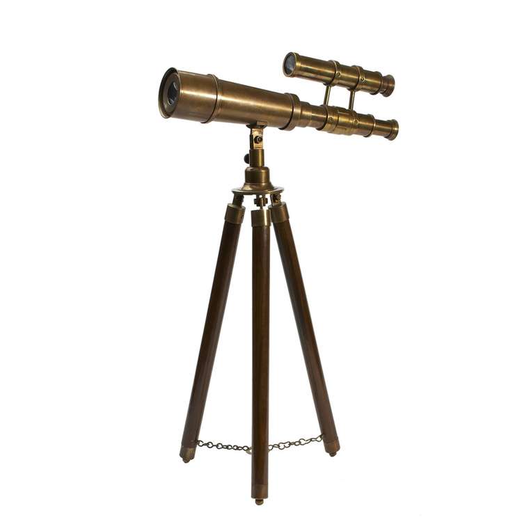 Телескоп двойной на ножке