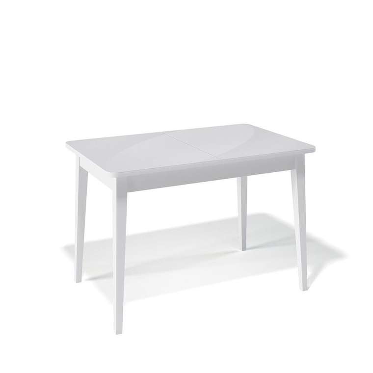 Раздвижной обеденный стол 1100 М белого цвета