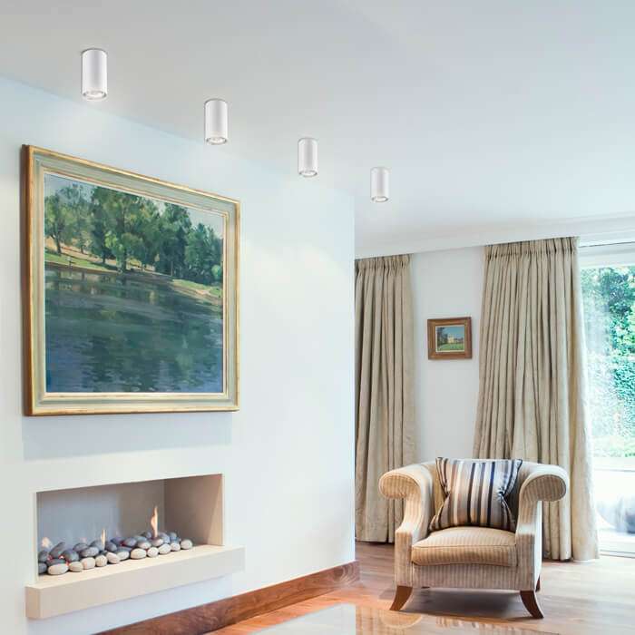 Потолочный светильник Pipe White 370399 (металл, цвет белый)