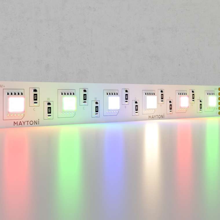 Светодиодная лента 24В 21Вт/м RGB-MIX IP20