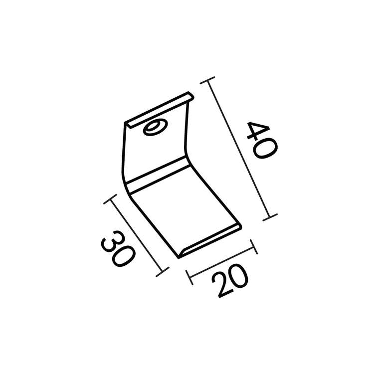 Комплектующие для профиля Led Strip 642074 Накладной профиль Алюминиевый профиль