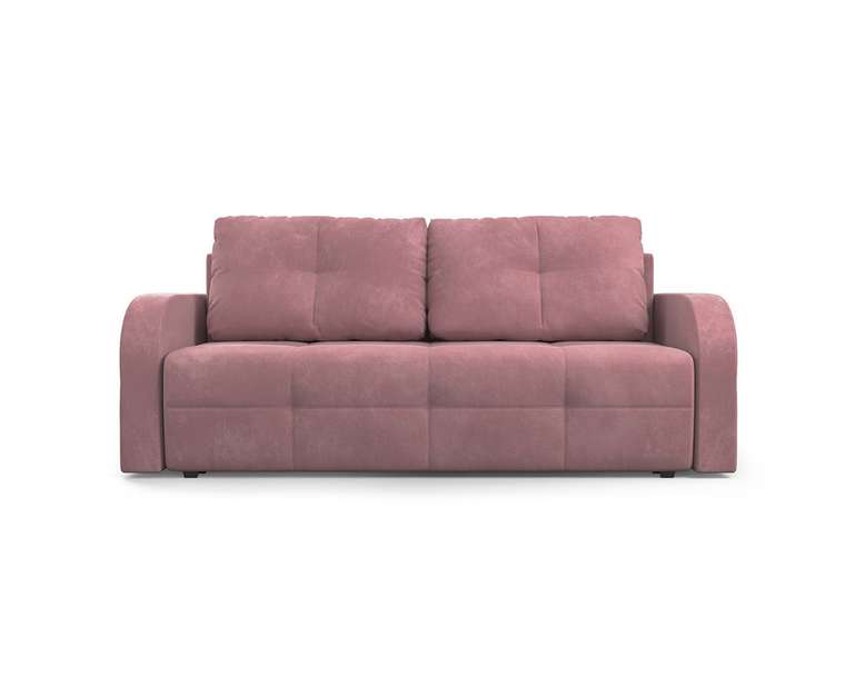 Прямой диван-кровать Марсель 3 пудрового цвета