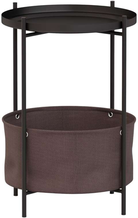 Журнальный стол Элдэй Cuba черно-коричневого цвета 