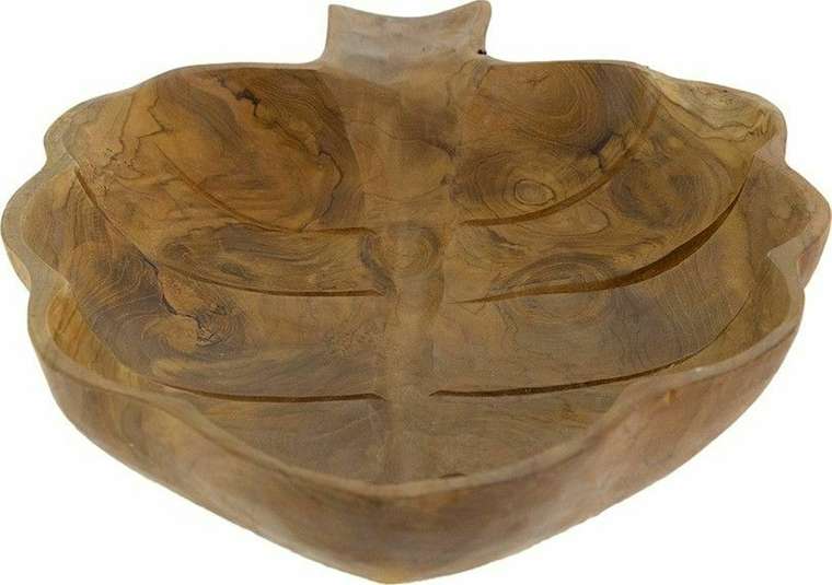 Блюдо Лист М бежевого цвета