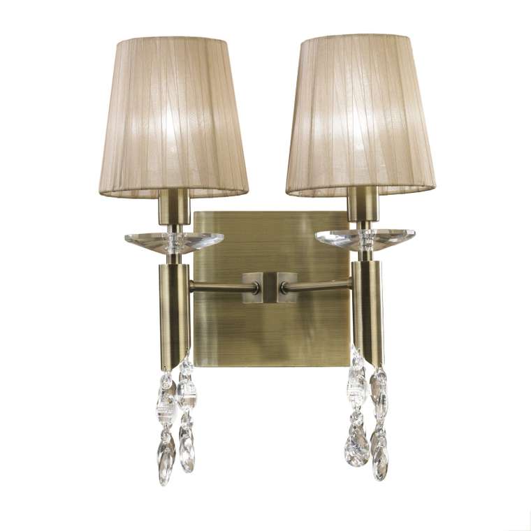 Бра Tiffany Bronze 3883 (ткань, цвет бежевый)