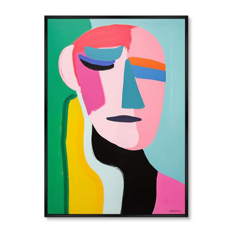 Репродукция картины The Mask collection, No 7, 2024г.