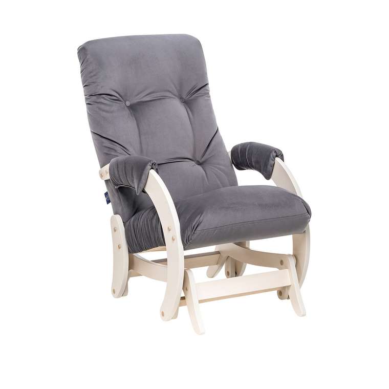 Кресло-качалка Модель 68 серого цвета