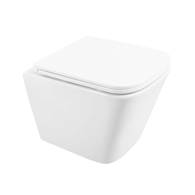 Комплект 3 в 1 инсталляция ece Now 9400412 + Унитаз подвесной BelBagno Due BB3103CHR/SC + кнопка хром