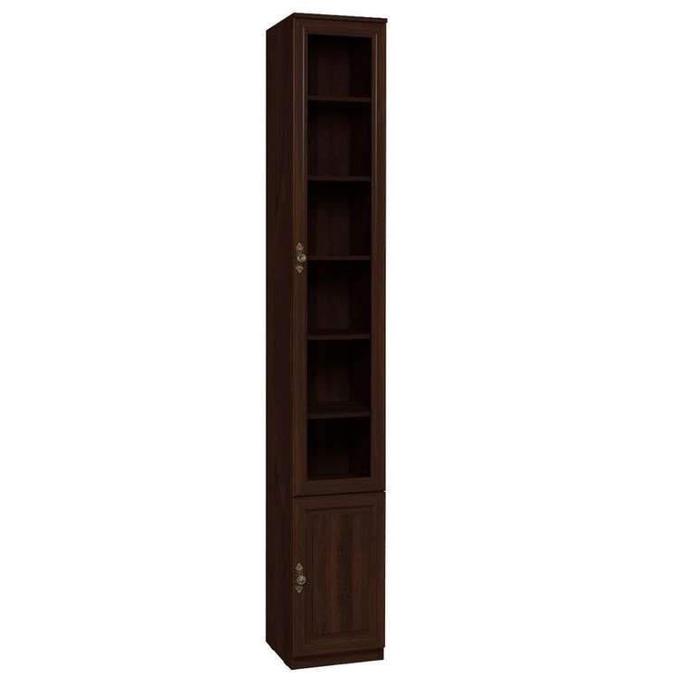 Шкаф для книг Montpellier коричневого цвета цвета  