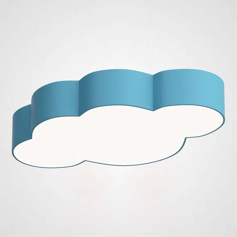 Потолочный светильник Cloud M голубого цвета