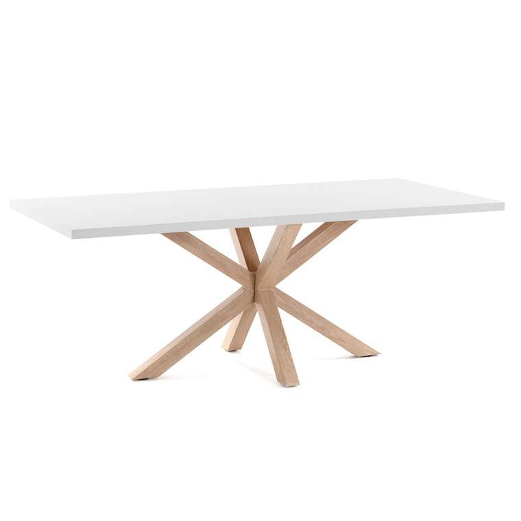 Обеденный стол Arya 180 белого цвета