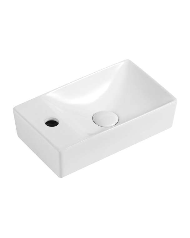 Подвесная раковина Orange B05-375RW прямоугольная 37х21 см