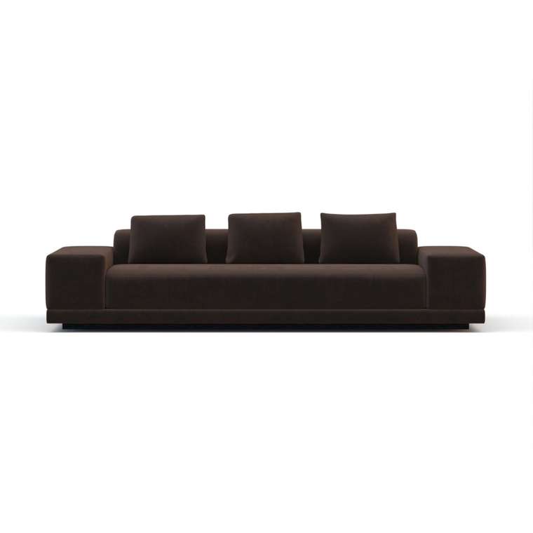 Диван Maroon XXL коричневого цвета