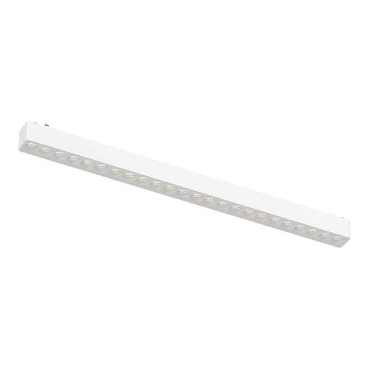 Магнитный трековый светильник Белый LED 1*24W 3000K 1 640Lm Ra&gt;90 36° IP20 L445xW26xH24 48V SKYFLAT