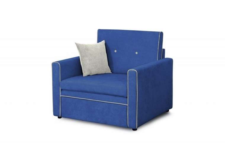 Кресло-кровать Скаут синего цвета