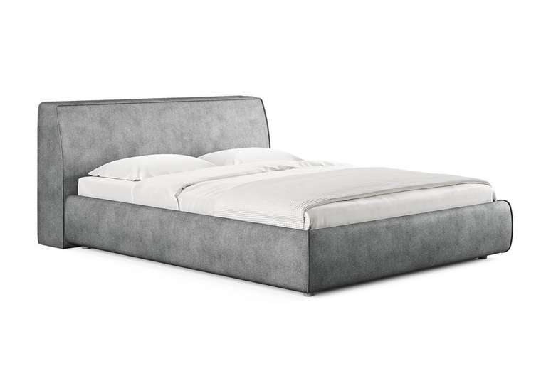 Кровать Altea 160х200 серого цвета без основания и подъемного механизма