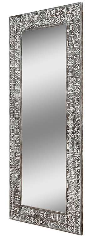 Настенное зеркало Bam Collab Walnut 62x142 в раме из массива сосны
