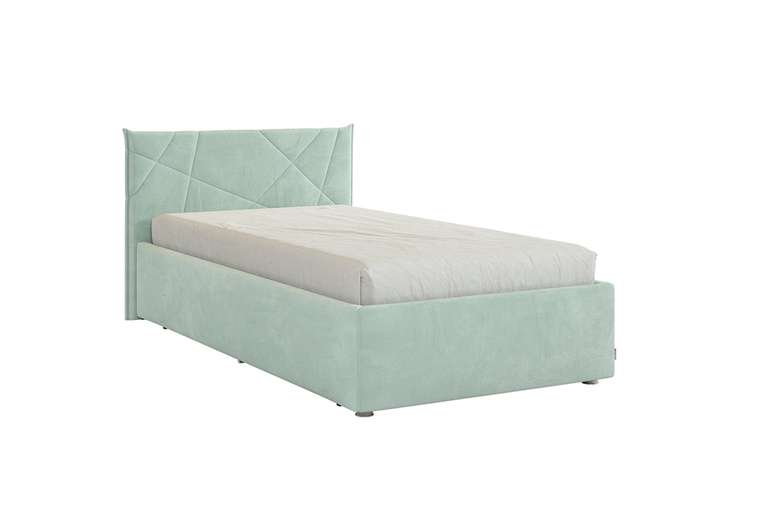 Кровать Квест 90х200 мятного цвета без подъемного цвета