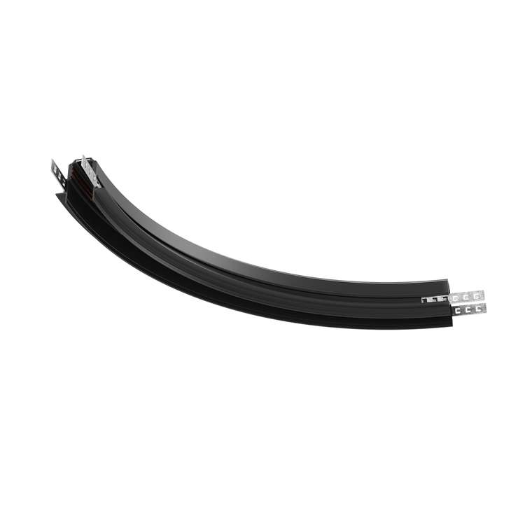 Комплектующие для встраиваемой трековой системы Technical TRA044-angle.12B Accessories for tracks Exility Магнитная трековая система 23мм EXILITY