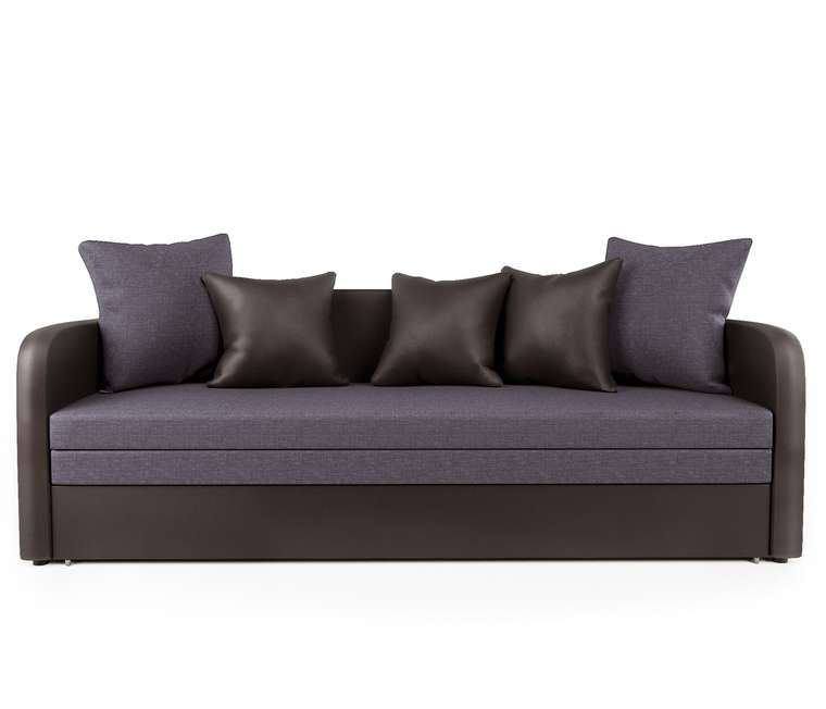 Софа Трио серо-коричневого цвета