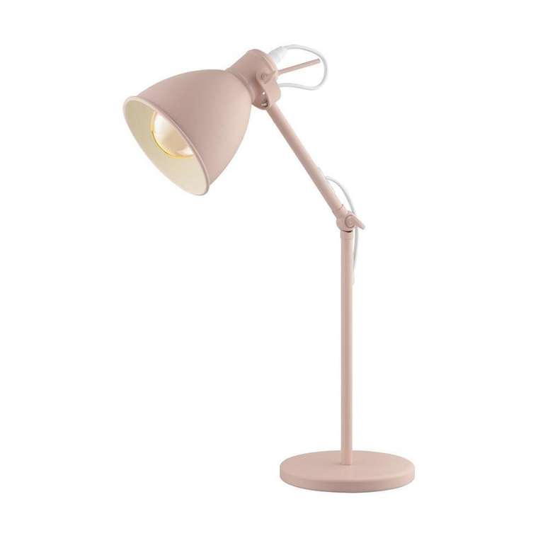 Настольная лампа Priddy-P розового цвета
