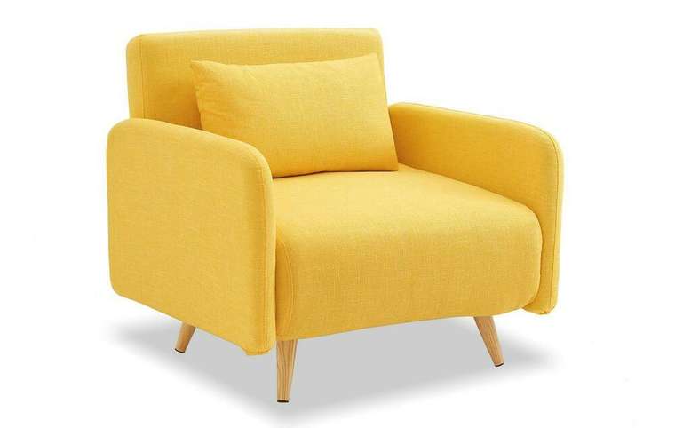 Кресло-кровать Cardiff желтого цвета