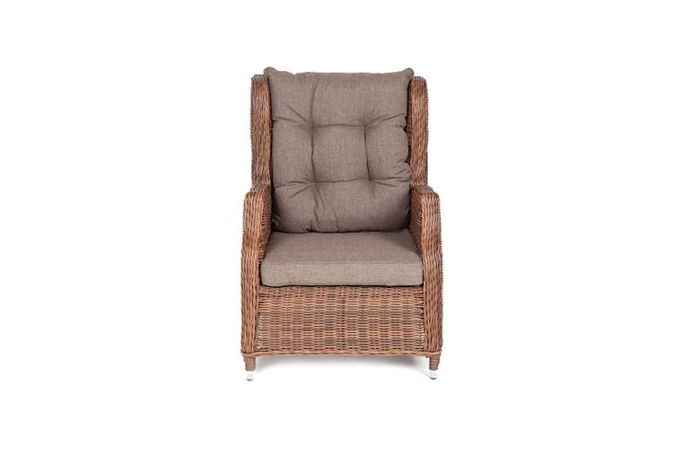 Раскладное кресло Форио коричневого цвета