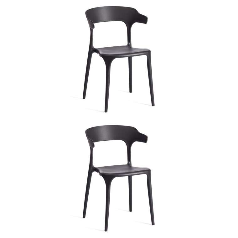 Набор из двух стульев Ton черного цвета