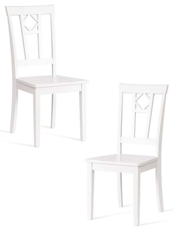 Комплект из двух стульев Camille белого цвета