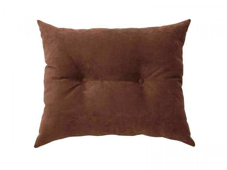 Подушка Chesterfield 60х60 коричневого цвета