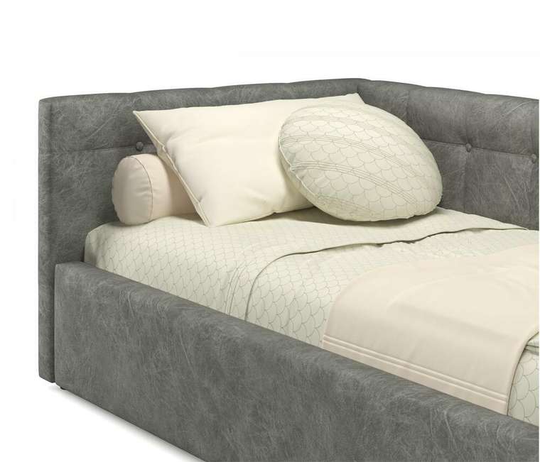 Кровать с подъемным механизмом Bonna 90х200 цвета графит