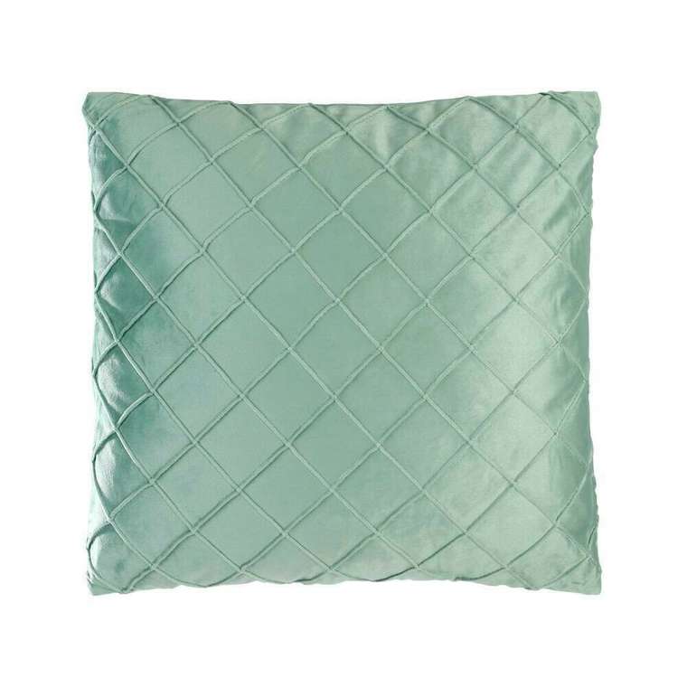 Декоративная подушка Shoura 45х45 светло-зеленого цвета