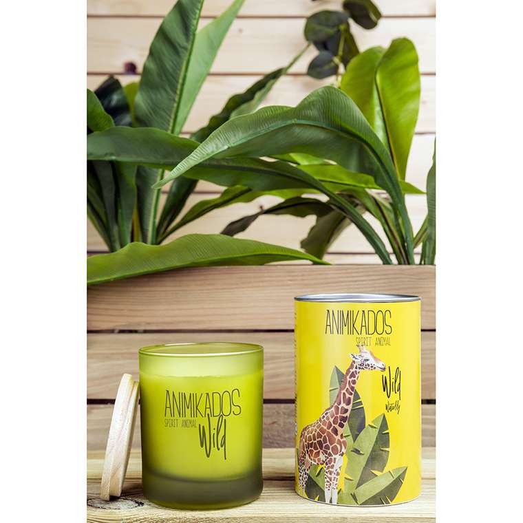 Ароматическая свеча Giraffe - водная лилия Wild