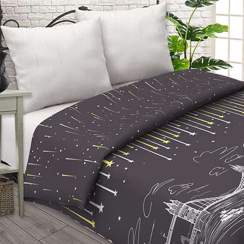 КПБ 'Insight' дуэт, поплин, 100% хлопок, пл. 118 гр./кв.м., 'Лондон'