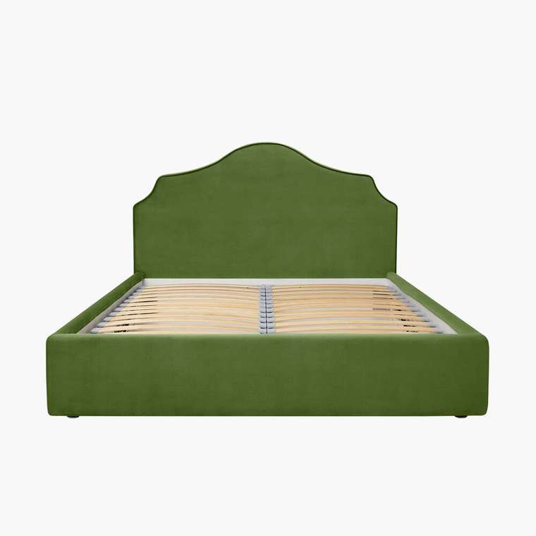 Кровать Bliss 200х200 зеленого цвета с подъёмным механизмом