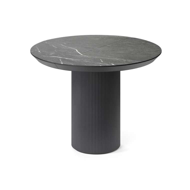 Обеденный стол раздвижной Вега ХL черного цвета