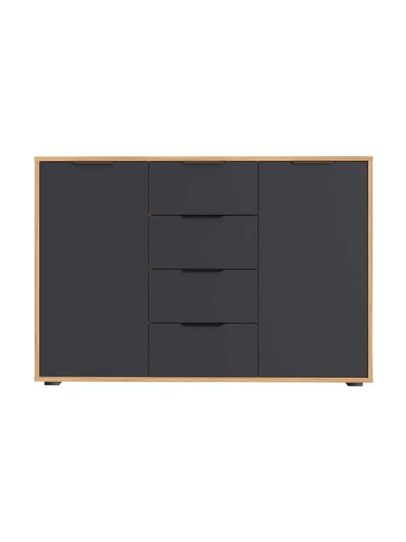 Комод Оптима ОП-17 цвета дуб крафт золотой/графит