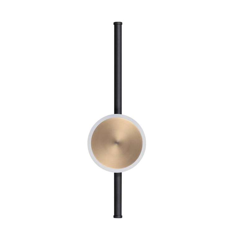 Настенный светодиодный светильник Stilo черно-бронзового цвета