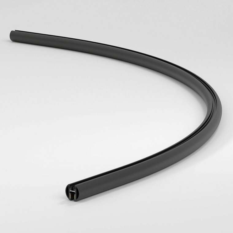 Mini Magnetic Шинопровод накладной Round черный 1200? 85168/00