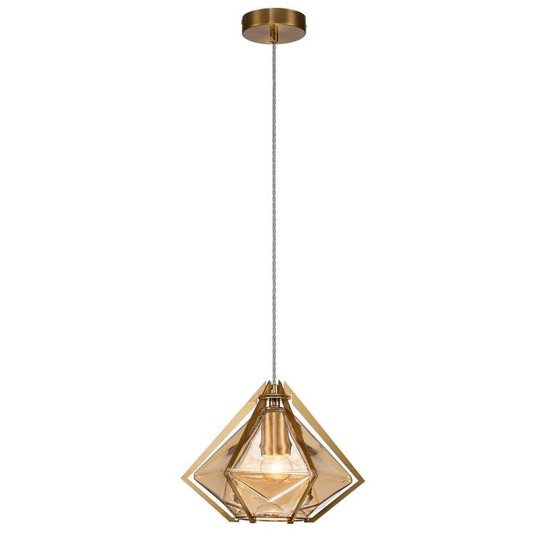 Подвесной светильник Vista янтарно-золотого цвета