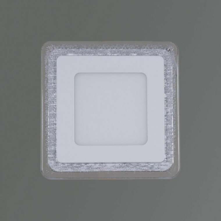 Встраиваемый светильник 36063-9.5-001XW LED6+3W WHITE (акрил, цвет прозрачный)