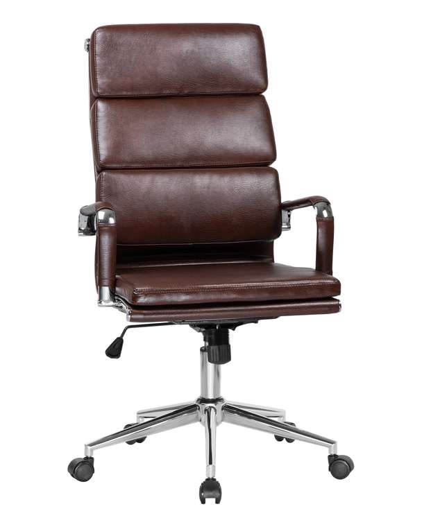 Офисное кресло для руководителей Arnold коричневого цвета