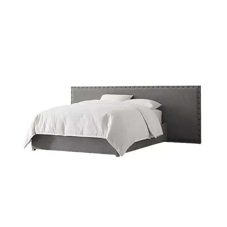 Кровать Axel 140х200 серого цвета