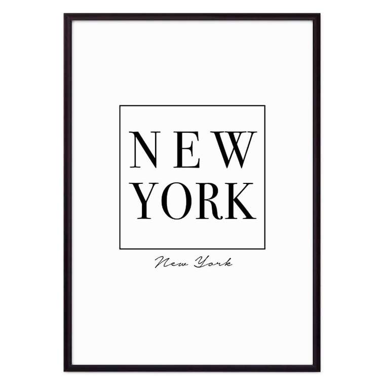 Постер в рамке New-York 40х60 см