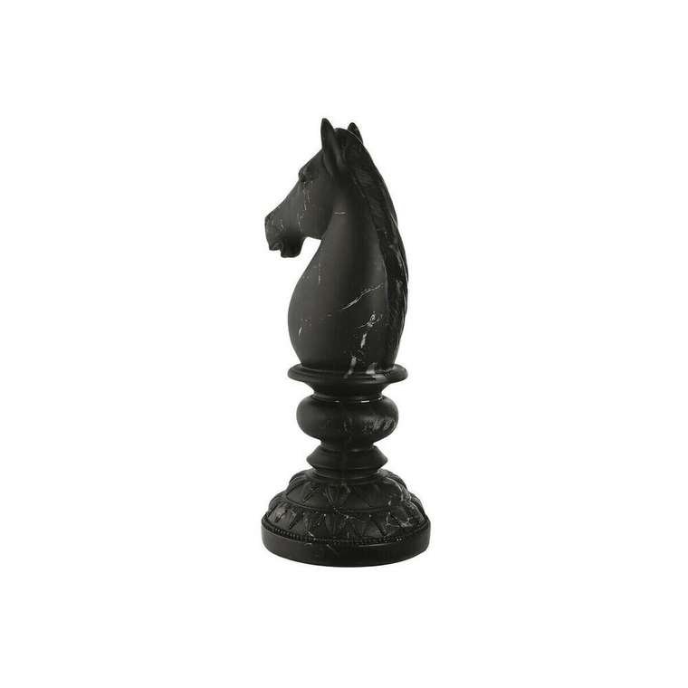 Декоративная фигура Чёрный Лошадь 13 x 13 x 33 cm